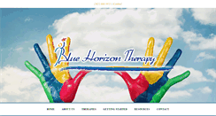 Desktop Screenshot of bluehorizontherapy.com